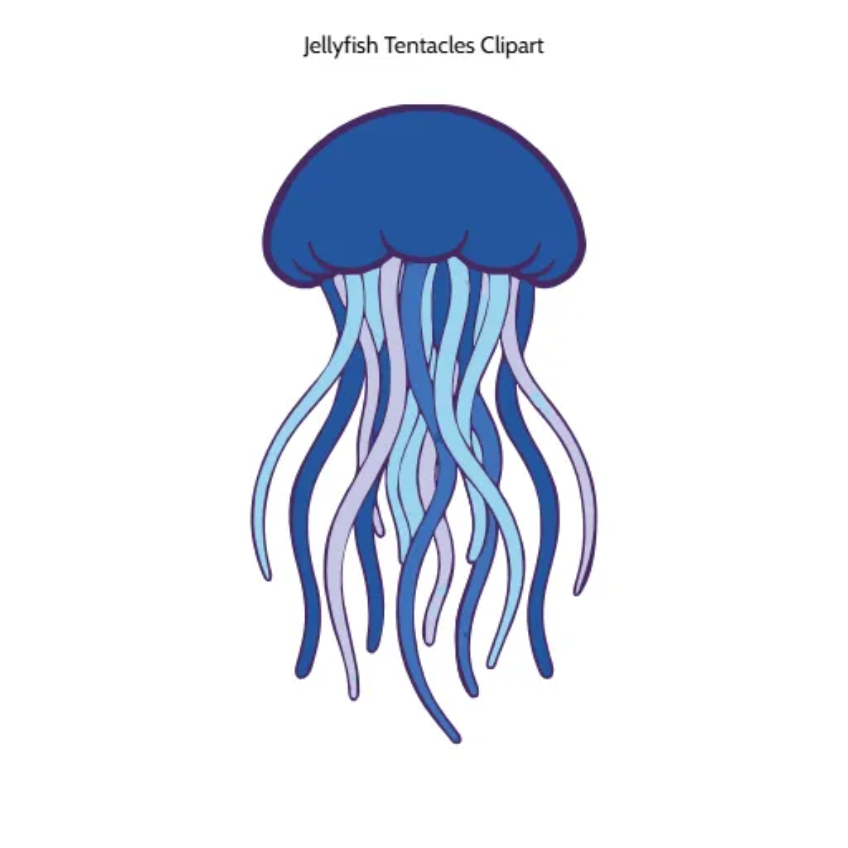 Free Jellyfish Tentacles Clipart Template to Edit Online