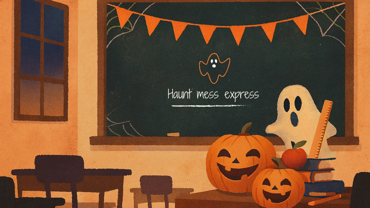 Free School Halloween Background Template to Edit Online
