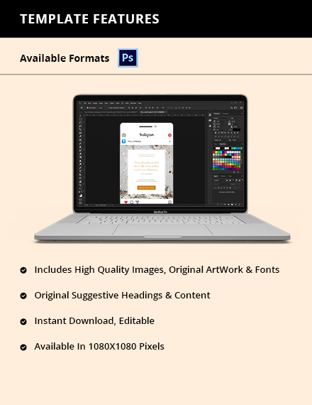 Free New Year Farewell Instagram Post Template to Edit Online