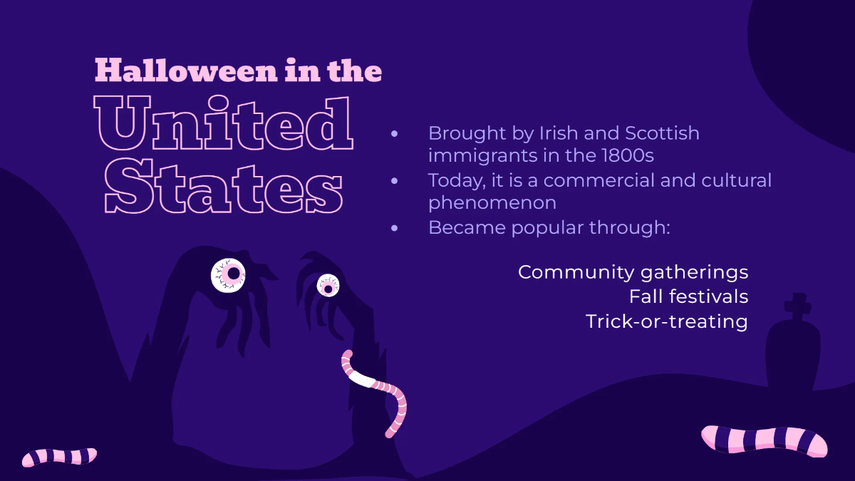 Free Colorful Halloween Presentation Template to Edit Online