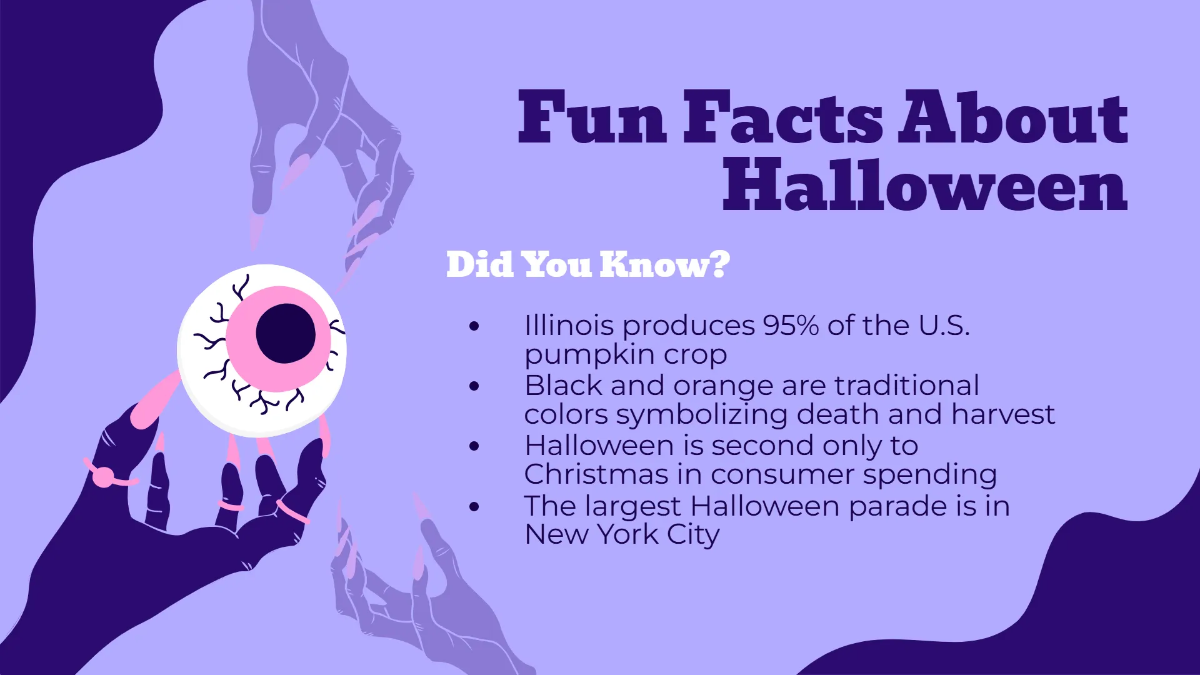 Free Colorful Halloween Presentation Template to Edit Online