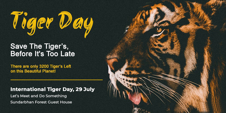 International Tiger Day Twitter Post Template