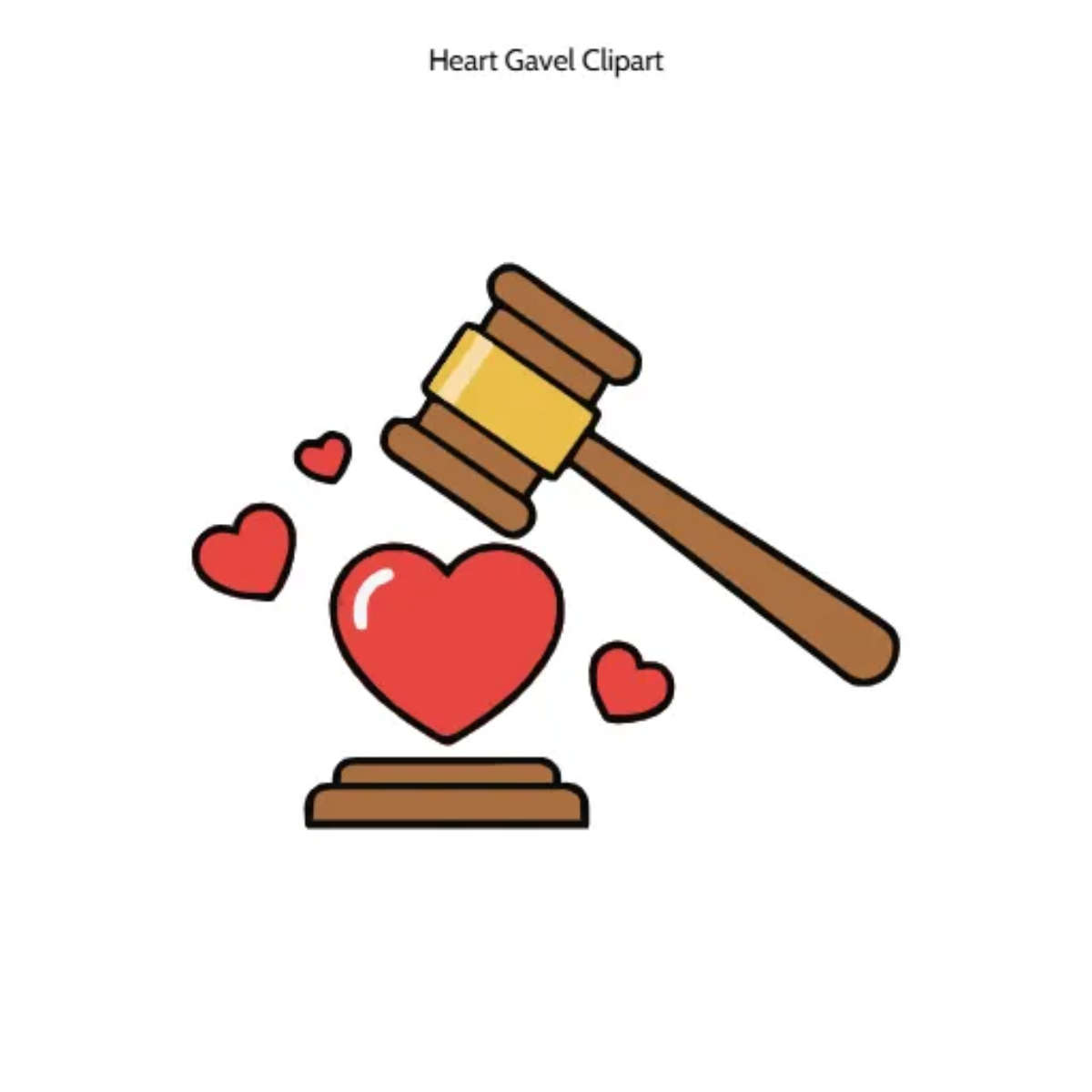 Free Heart Gavel Clipart Template to Edit Online Free Heart Gavel Clipart Template to Edit Online