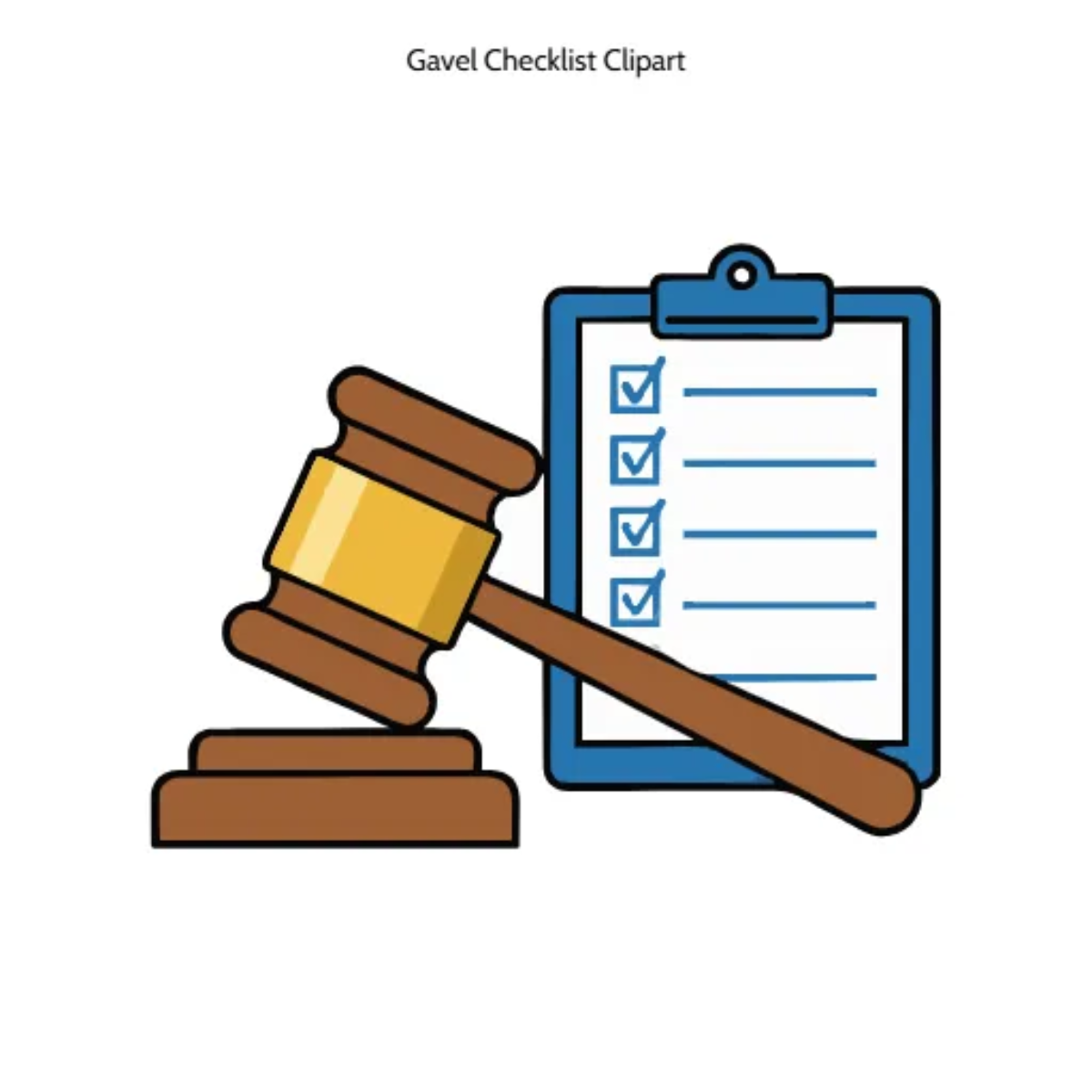 Free Gavel Checklist Clipart Template to Edit Online Free Gavel Checklist Clipart Template to Edit Online