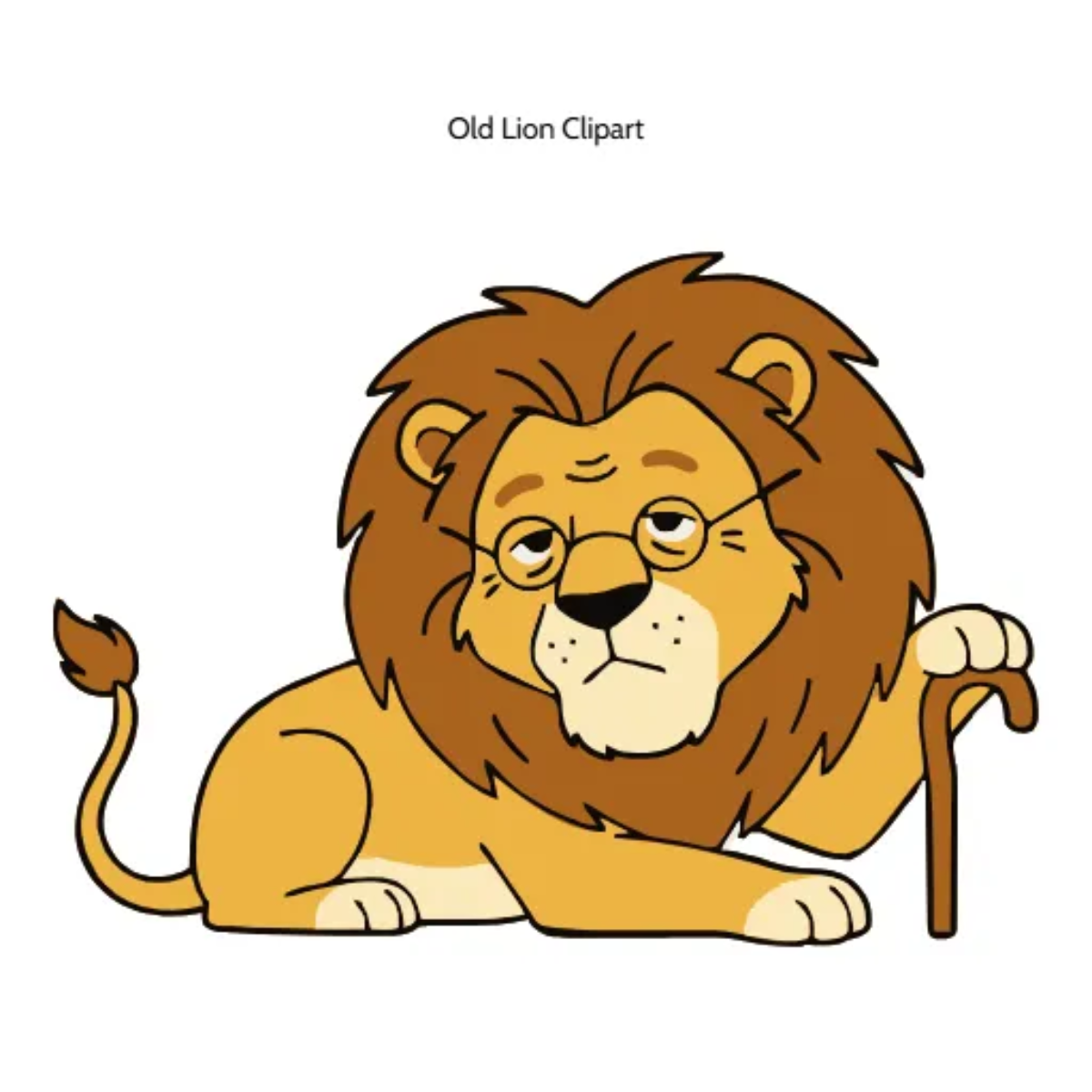 Free Old Lion Vector Clipart (PNG, SVG) to Edit Online