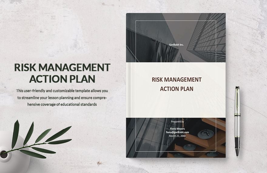 Risk Management Action Plan Template