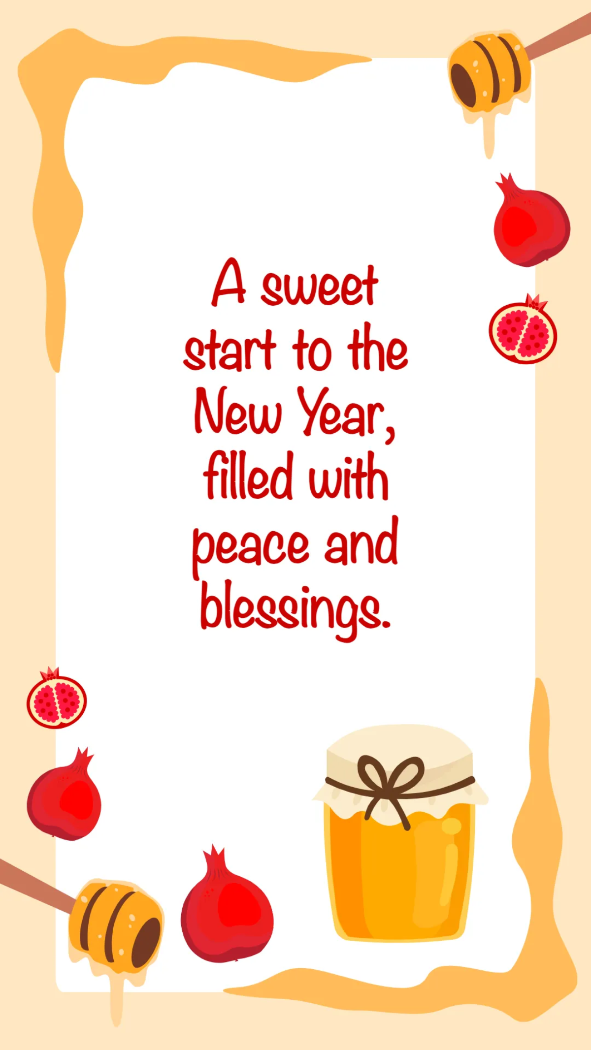 Free Rosh Hashanah Background Template to Edit Online