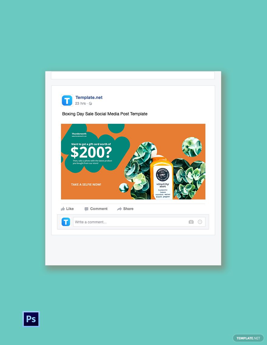 Product Marketing Facebook Post Template