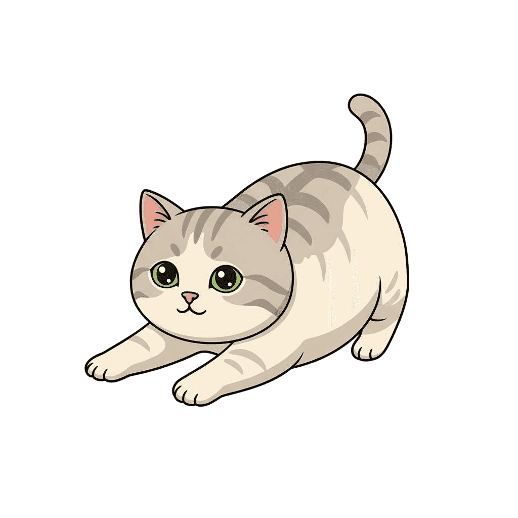 Free Aegean Clipart Flat Vector Cat Clipart Template to Edit Online