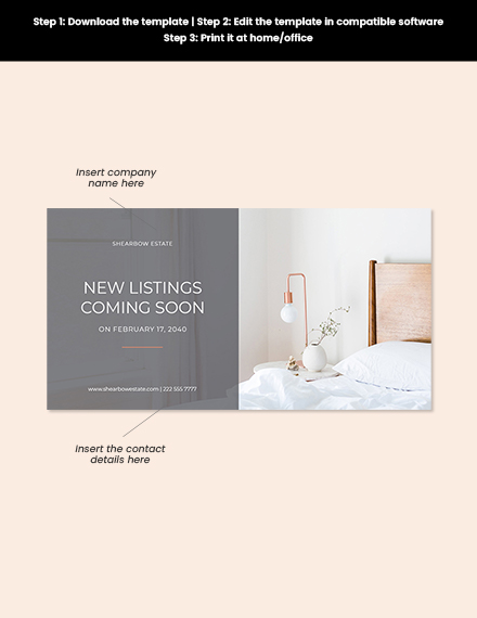 Free Coming Soon Real Estate Facebook Post Template to Edit Online
