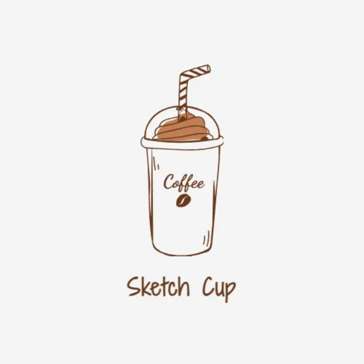 Free Hand-Drawn Cafe Logo to Edit Online