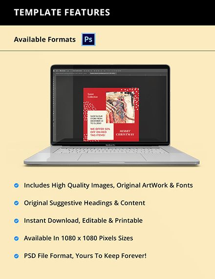 Free Christmas Animated Social Media Template to Edit Online