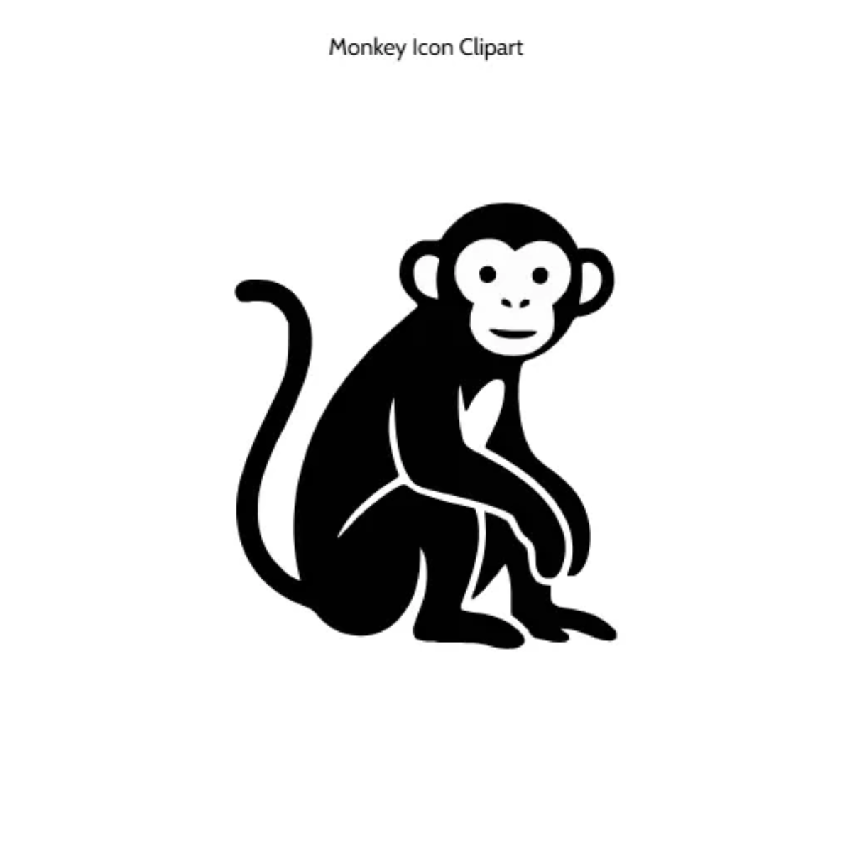Free Monkey Icon Symbol Clipart (PNG, SVG) to Edit Online