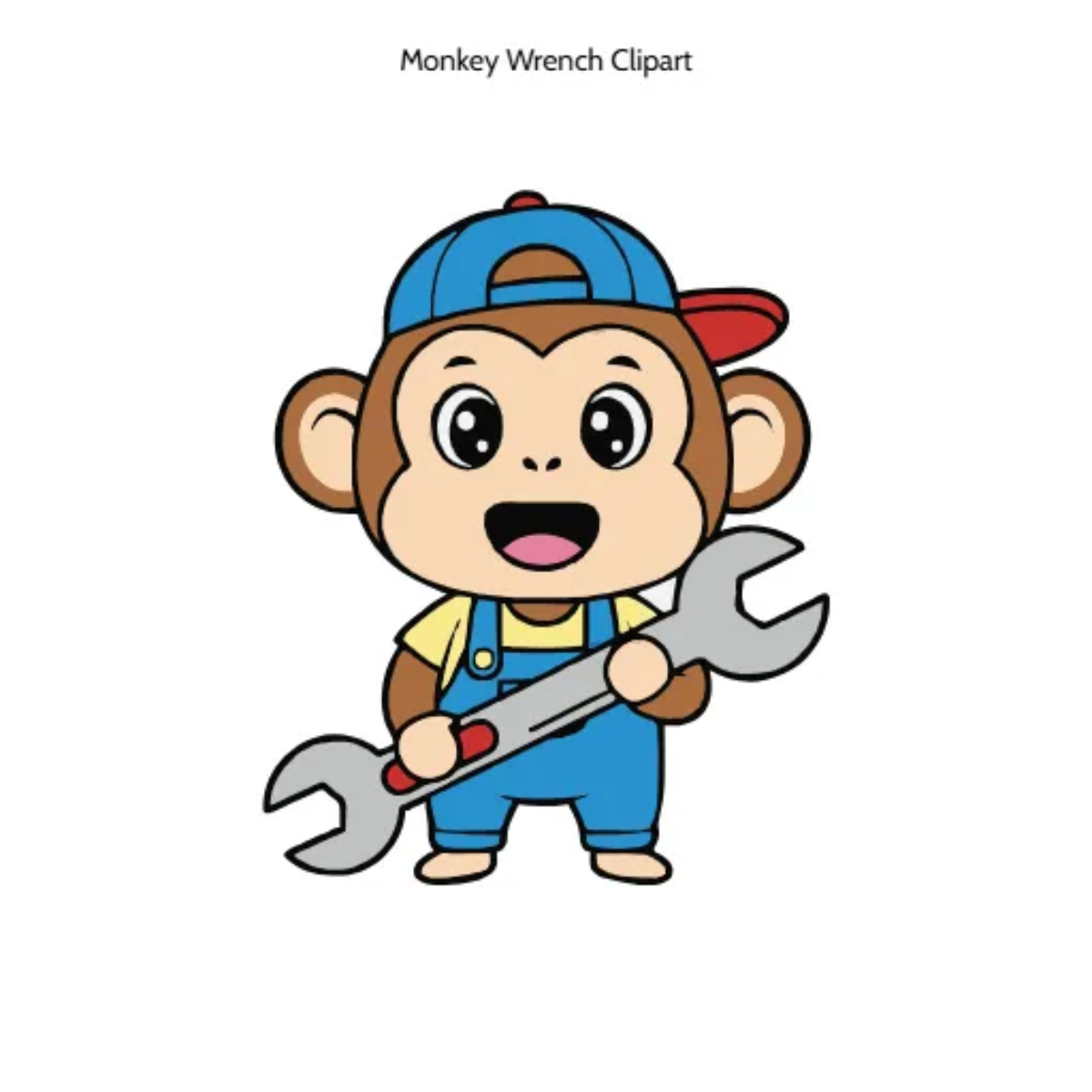 Free Monkey Wrench Vector Clipart (PNG, SVG) to Edit Online
