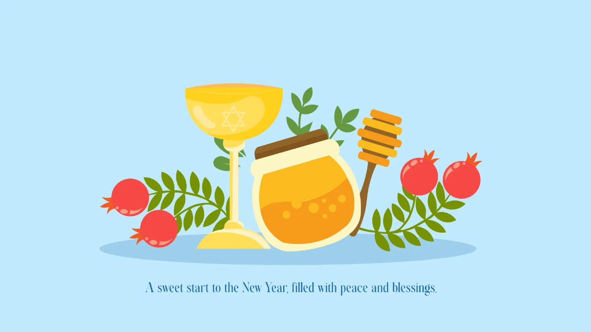 Happy Jewish New Year Template
