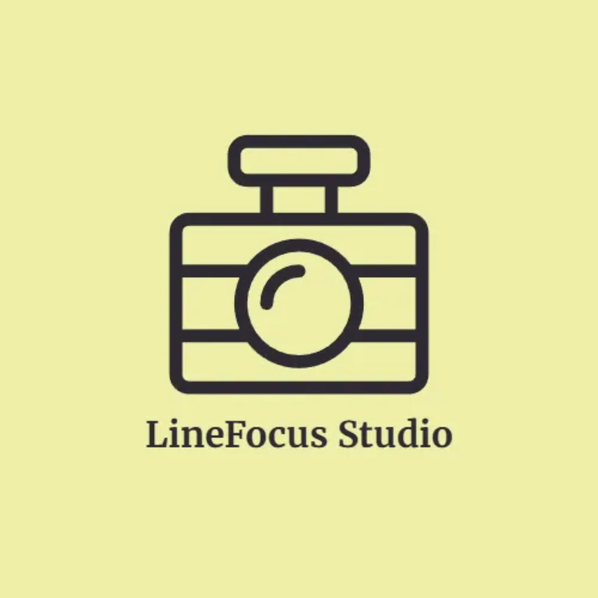 Free Minimal Line Camera Logo to Edit Online