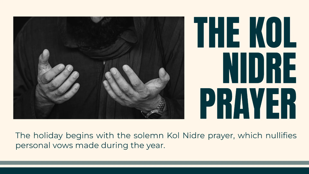 Free Yom Kippur Presentation Template to Edit Online