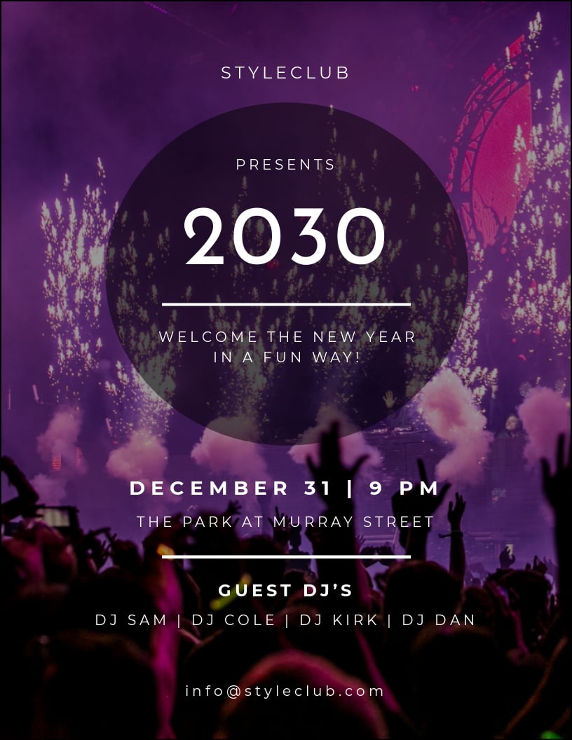 7+ FREE New Year Poster Templates, Ideas, Designs 2021