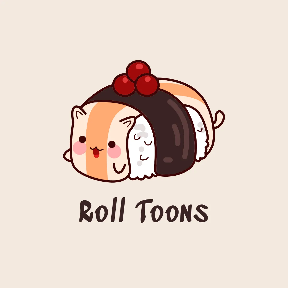 Free Sushi Cartoon Logo to Edit Online