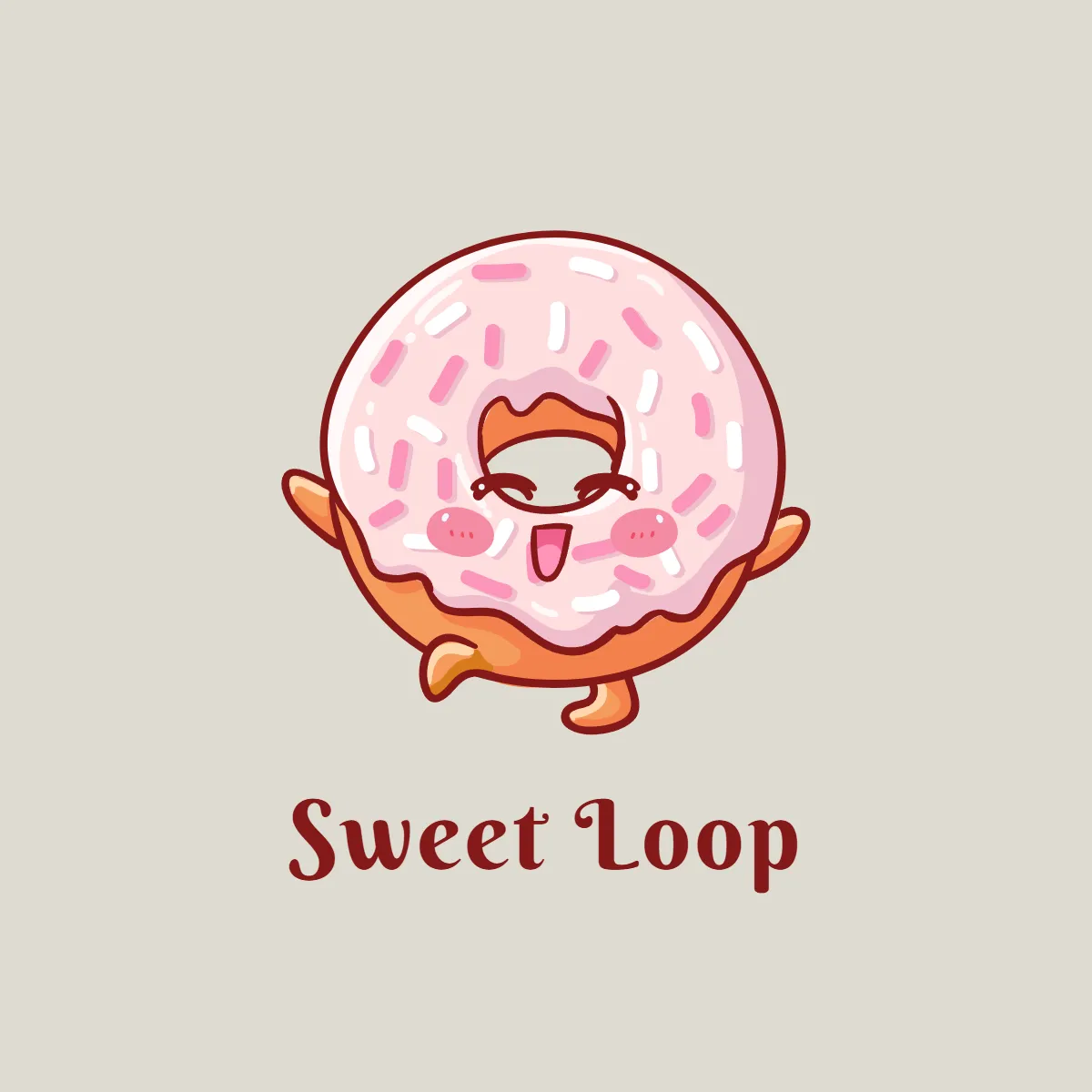 Free Donut Cartoon Logo to Edit Online
