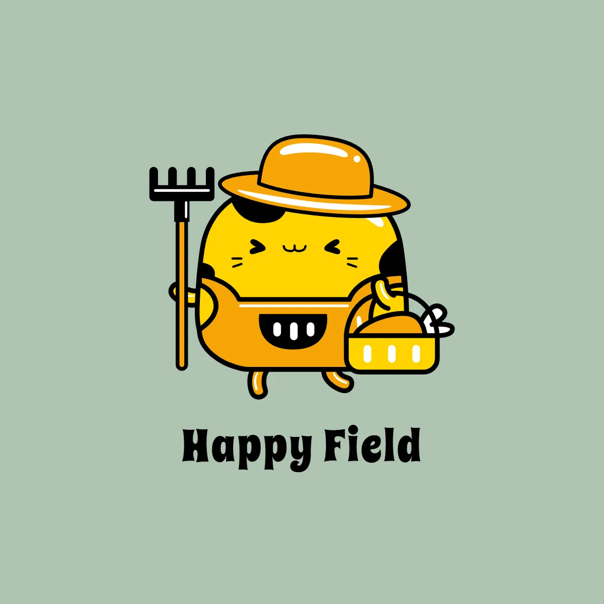 Free Farm Cartoon Logo to Edit Online