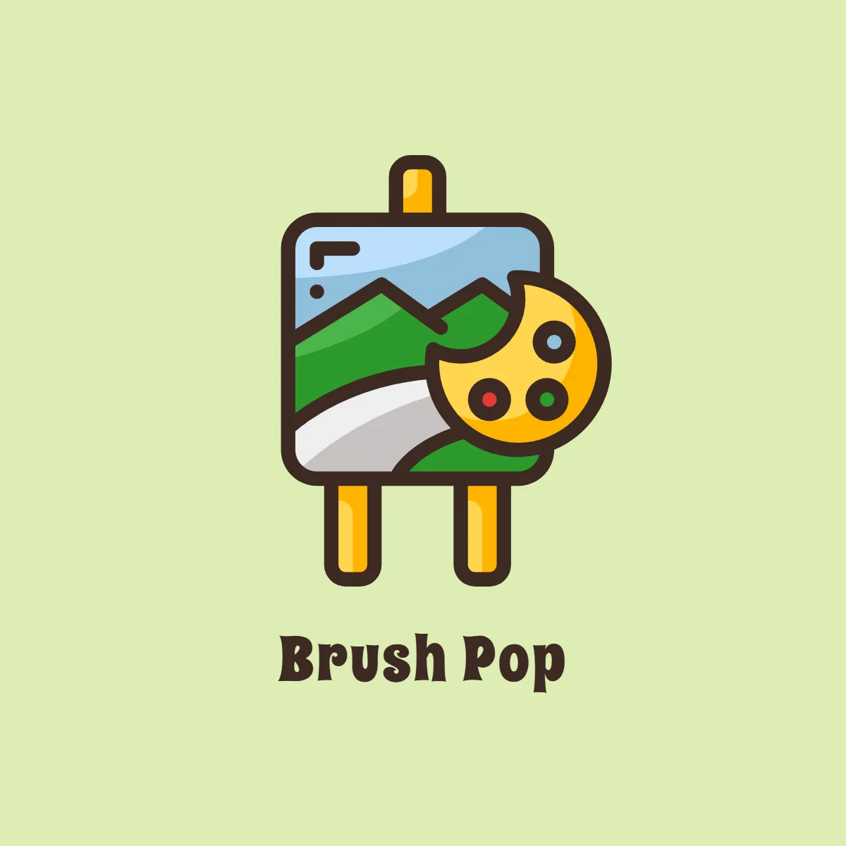 Free Art Studio Cartoon Logo to Edit Online