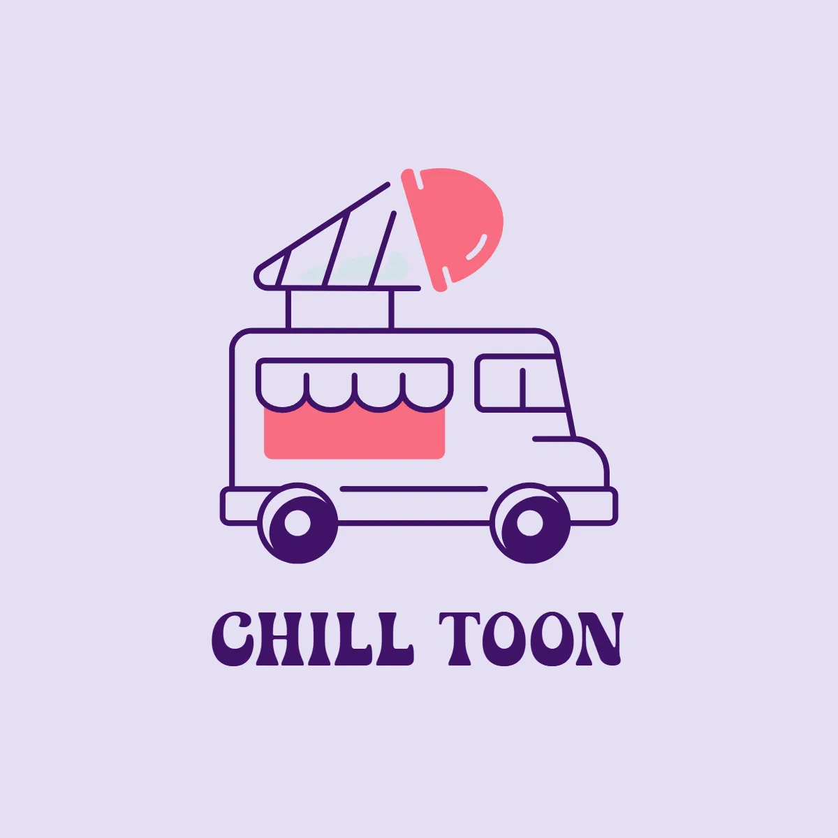 Free Ice Cream Truck Cartoon Logo to Edit Online