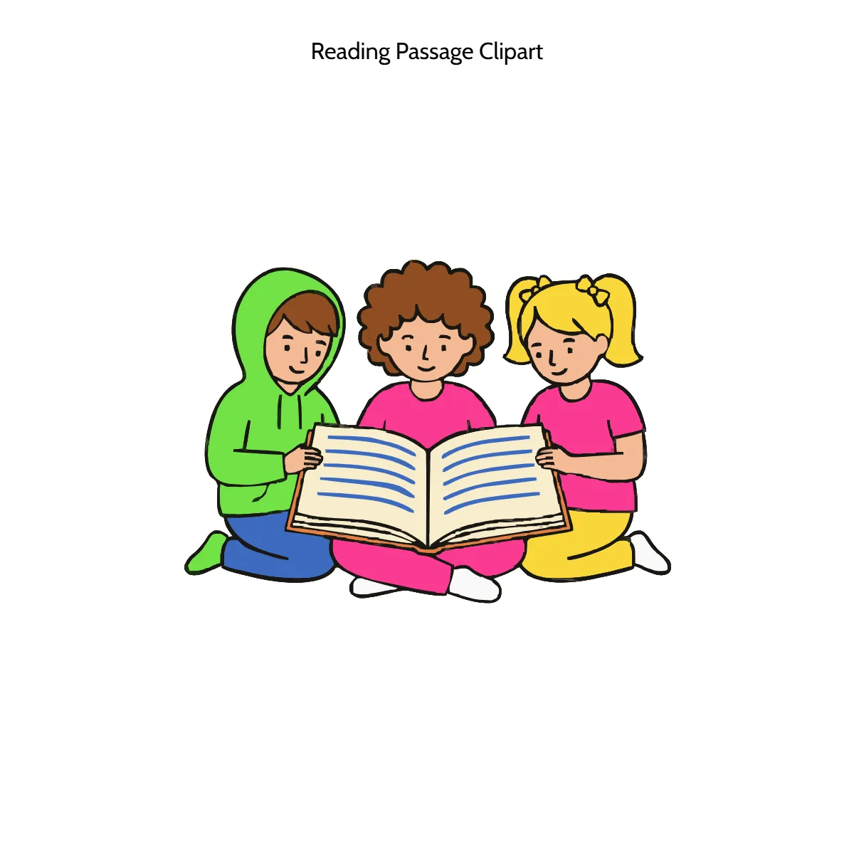 Free Reading Passage Vector Clipart (PNG, SVG) to Edit Online