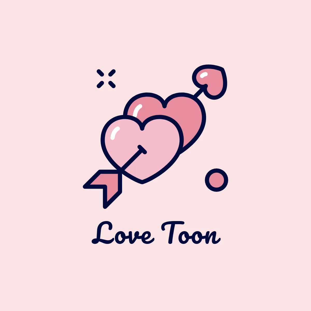 Free Valentine Cartoon Logo to Edit Online