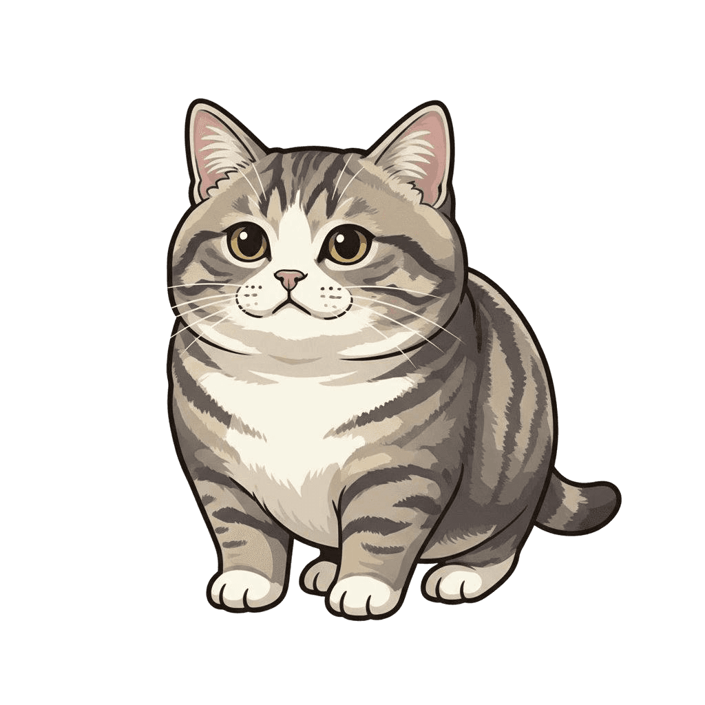 Free American Shorthair symbol Digital Vector Cat Clipart Template to Edit Online