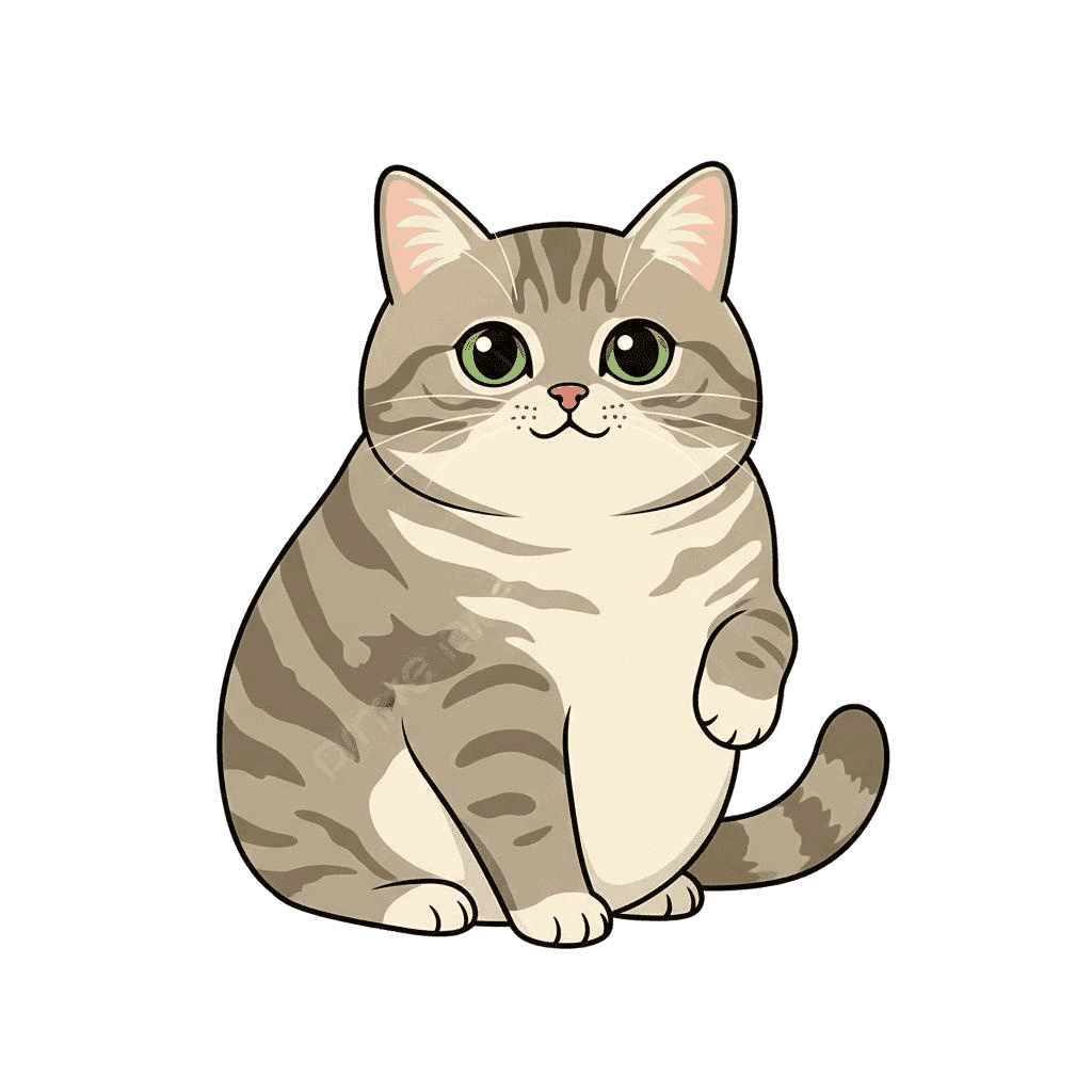 Free American Shorthair Clipart Digital Vector Cat Clipart Template to Edit Online