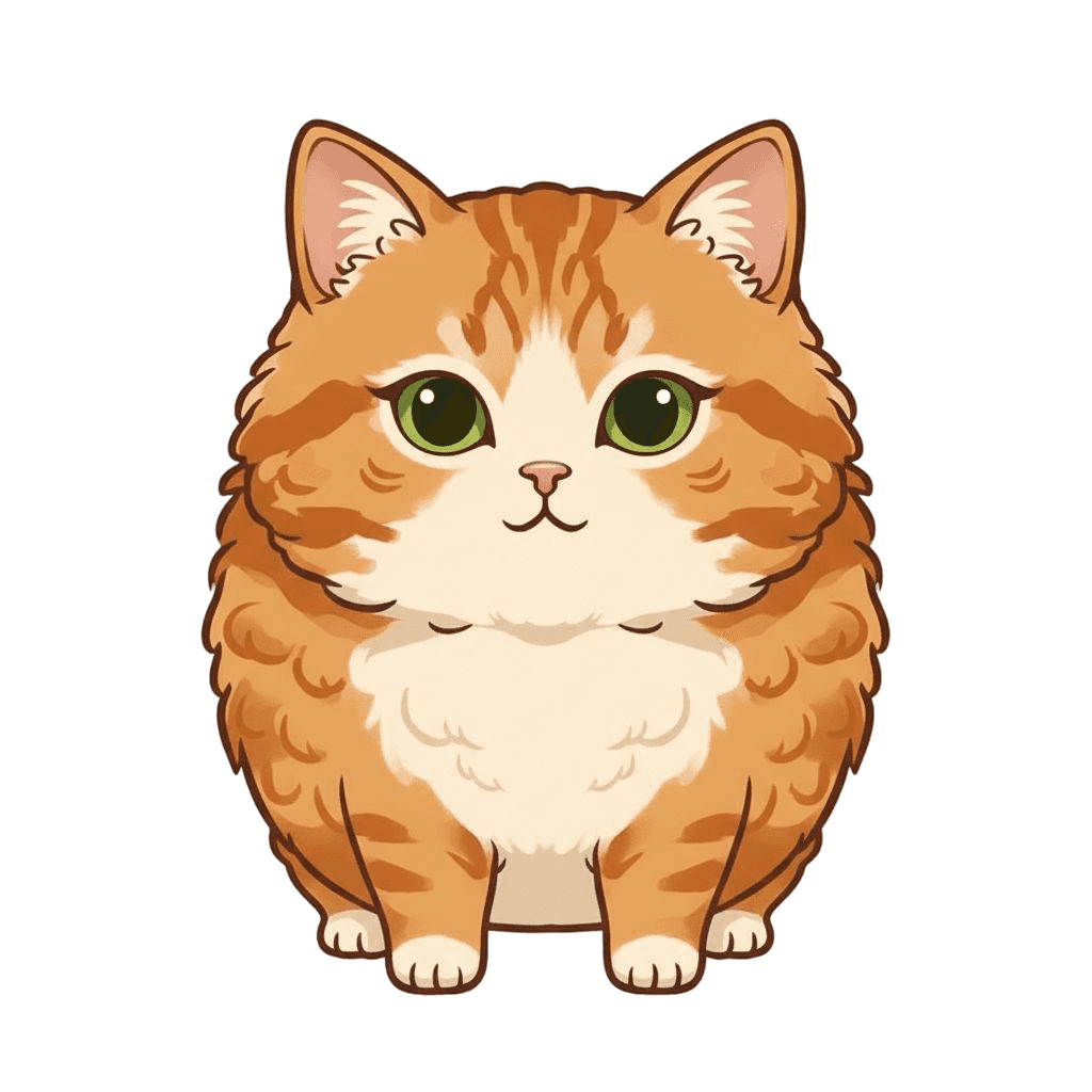 Free American Wirehair Emoji Digital Vector Cat Clipart Template to Edit Online