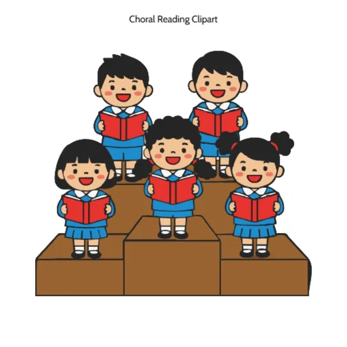 Free Choral Reading Vector Clipart (PNG, SVG) to Edit Online