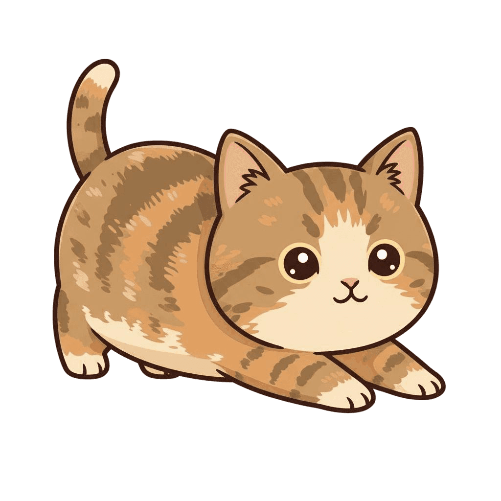 Free American Wirehair Clipart Digital Vector Cat Clipart Template to Edit Online