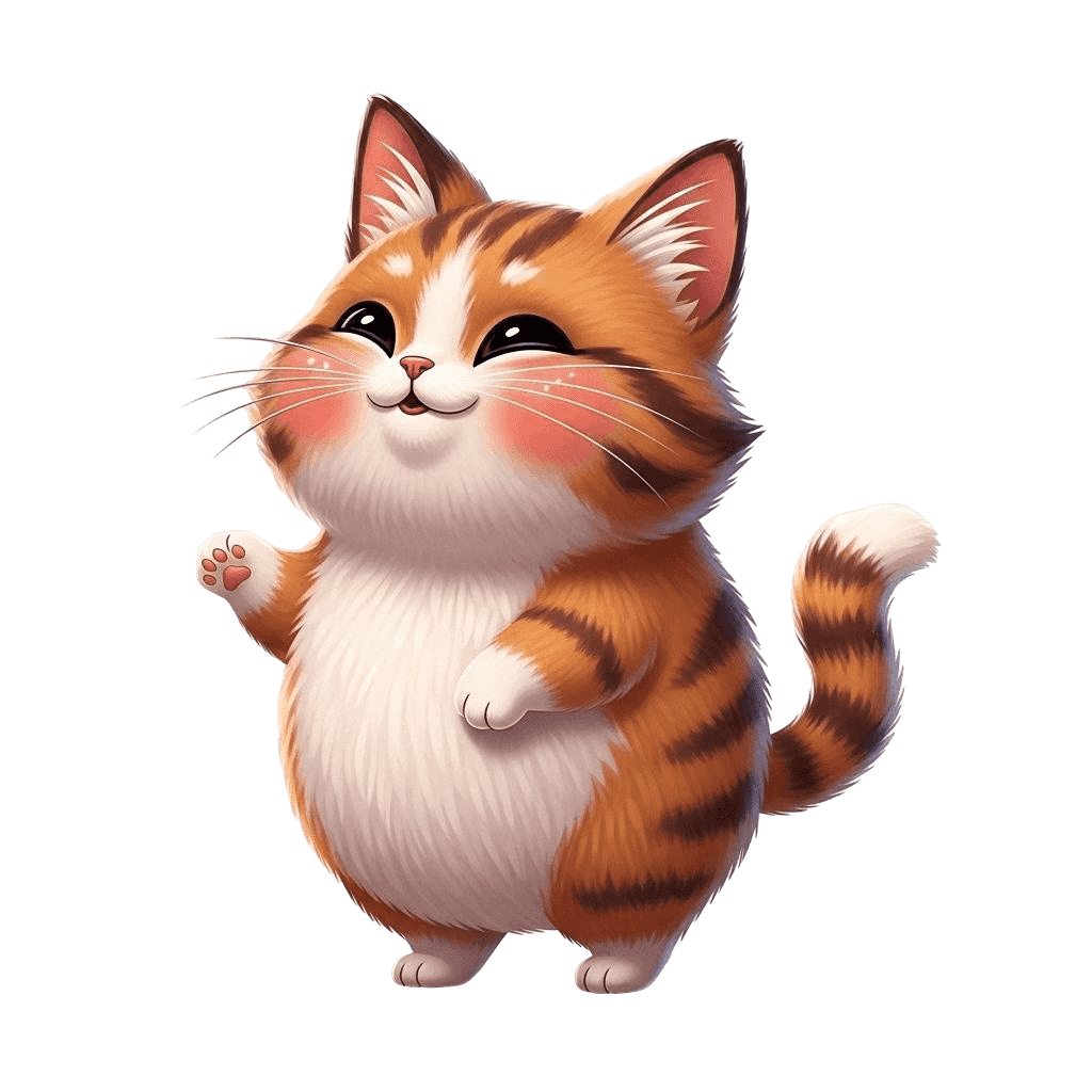 Free Aphrodite 3d Digital Vector Cat Clipart Template to Edit Online