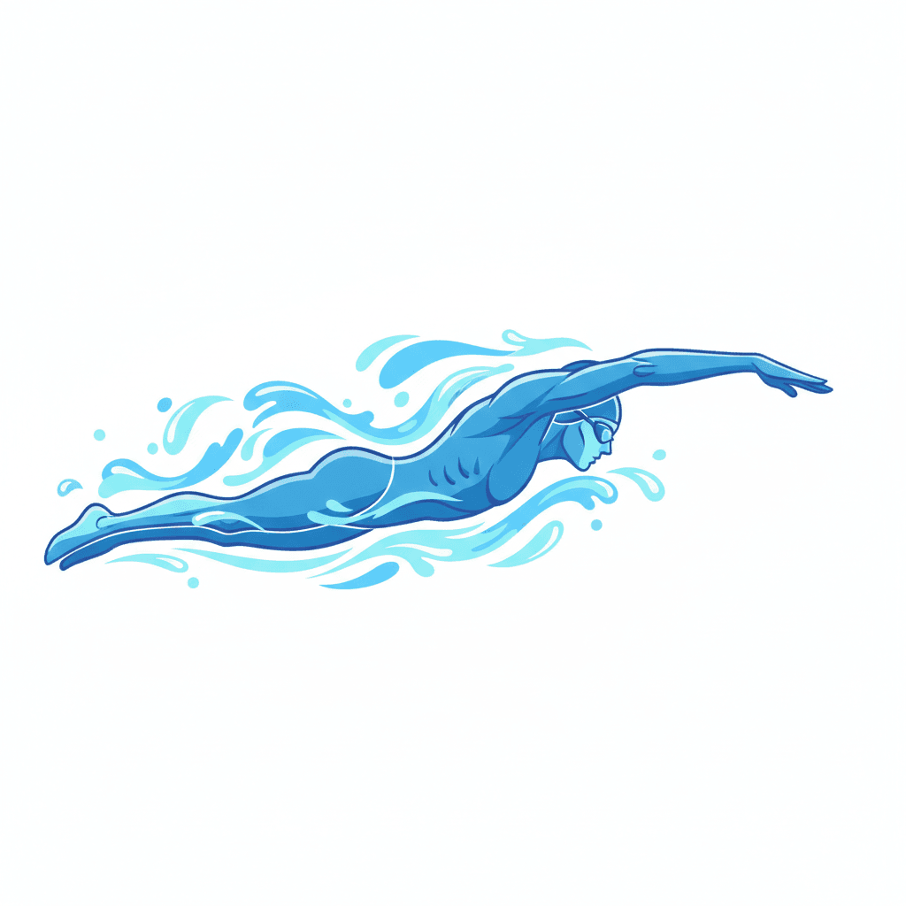 Free Swimming Clipart Template to Edit Online