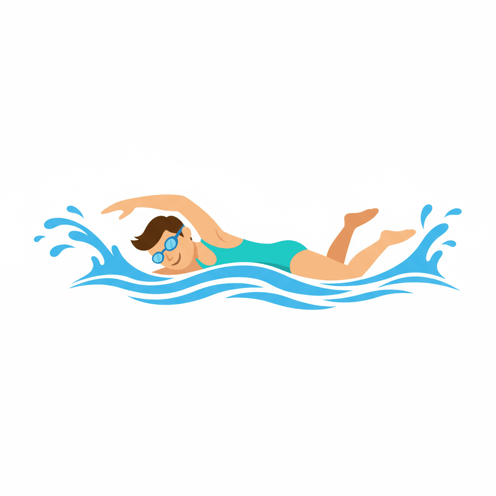 Free Swimming Emoji Clipart Template to Edit Online