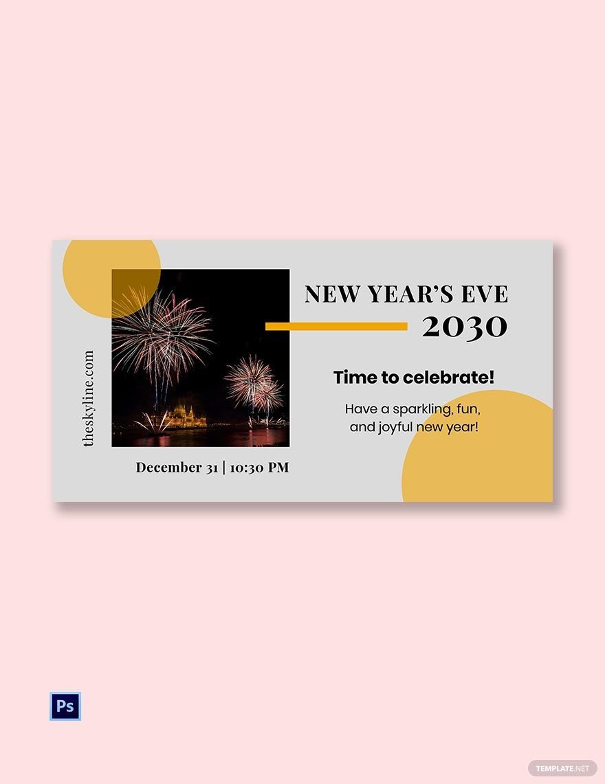 Free New Year's Eve Facebook Post Template