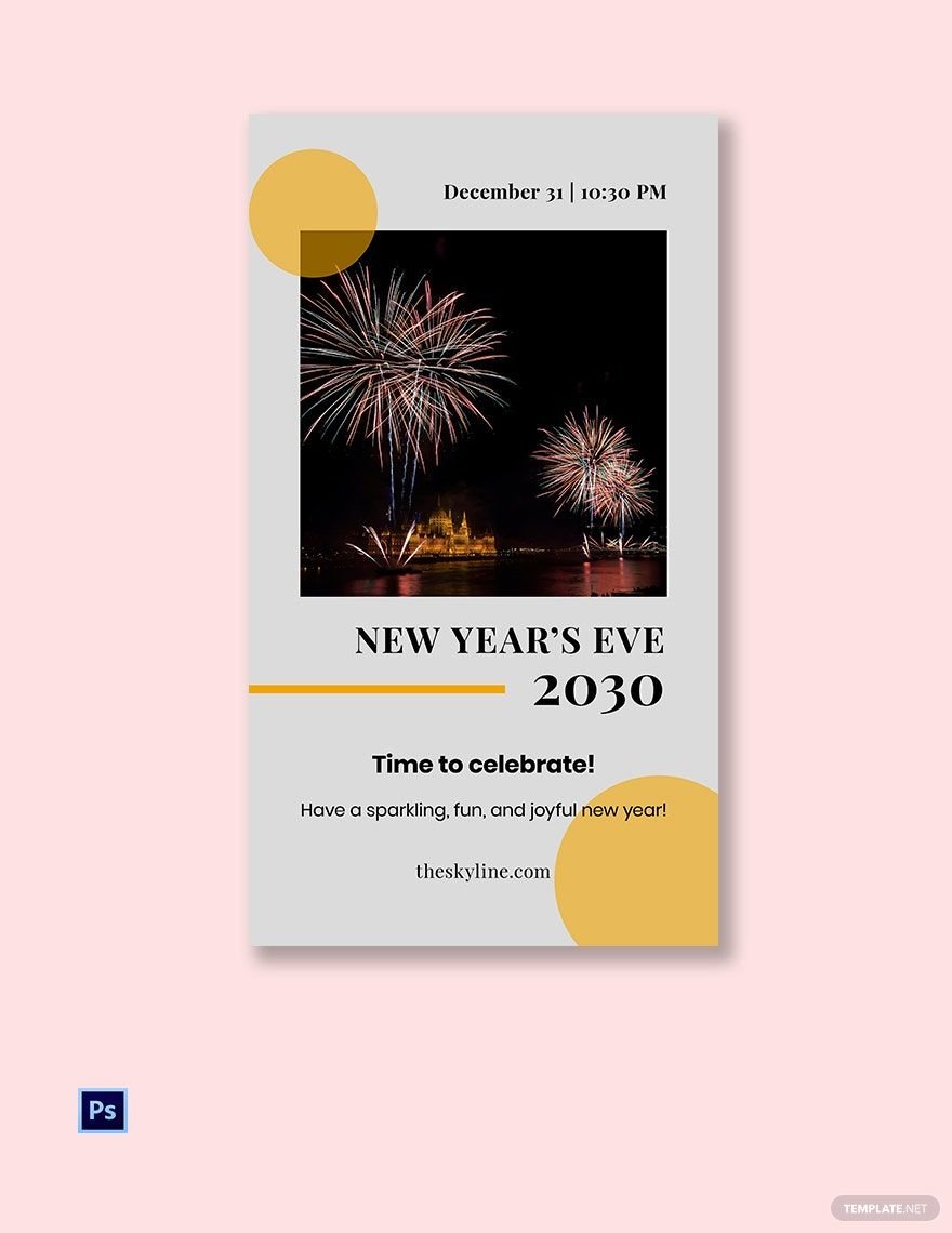 New Year's Eve Instagram Story Template