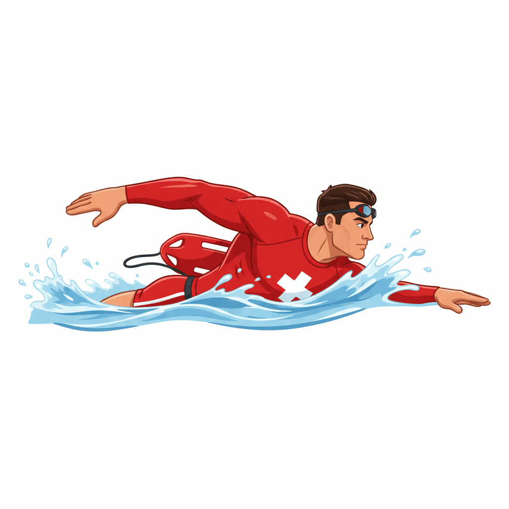 Free Lifeguard Swimming Icon Clipart Template to Edit Online