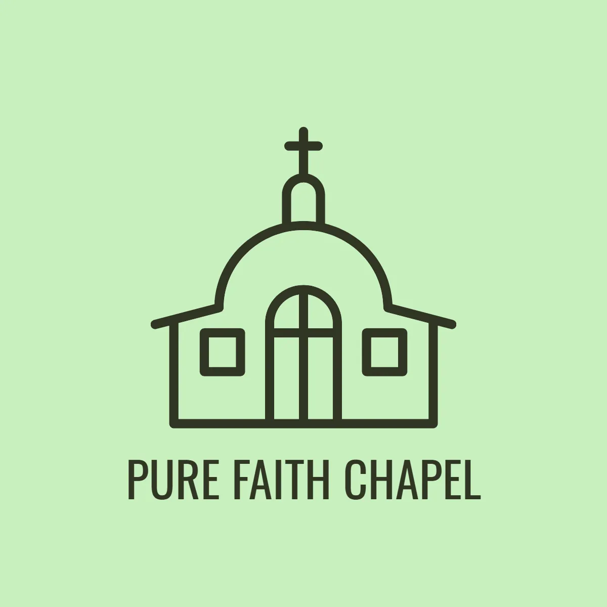 Free Minimalist Church Logo to Edit Online