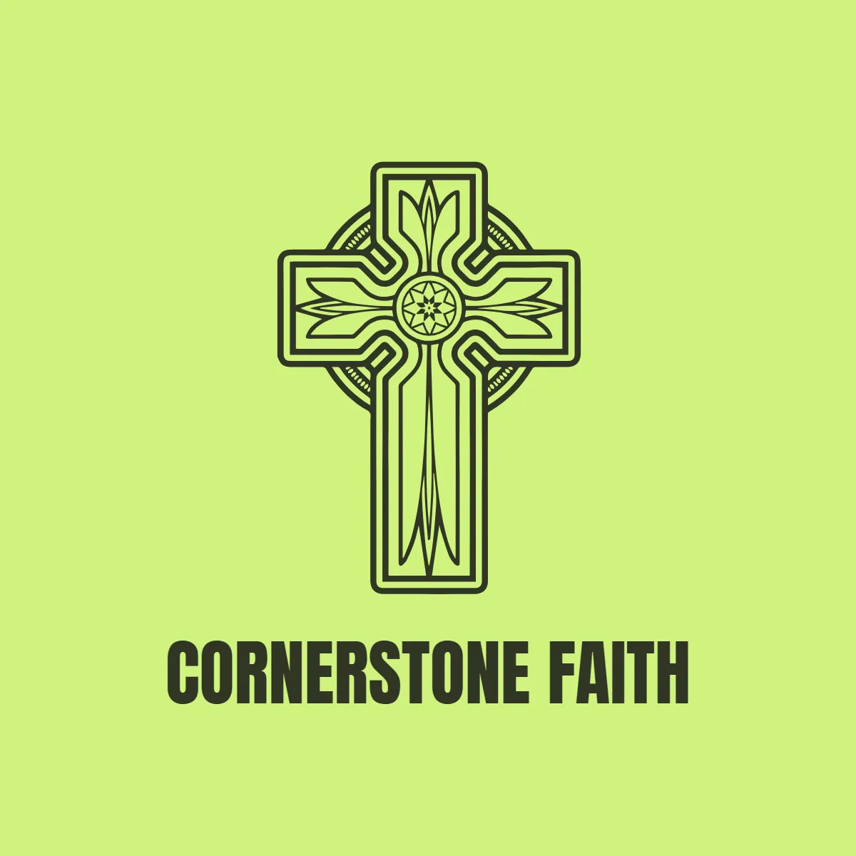 Free Geometric Church Logo to Edit Online
