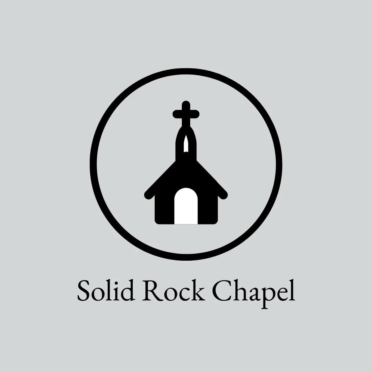 Free Monochrome Church Logo to Edit Online