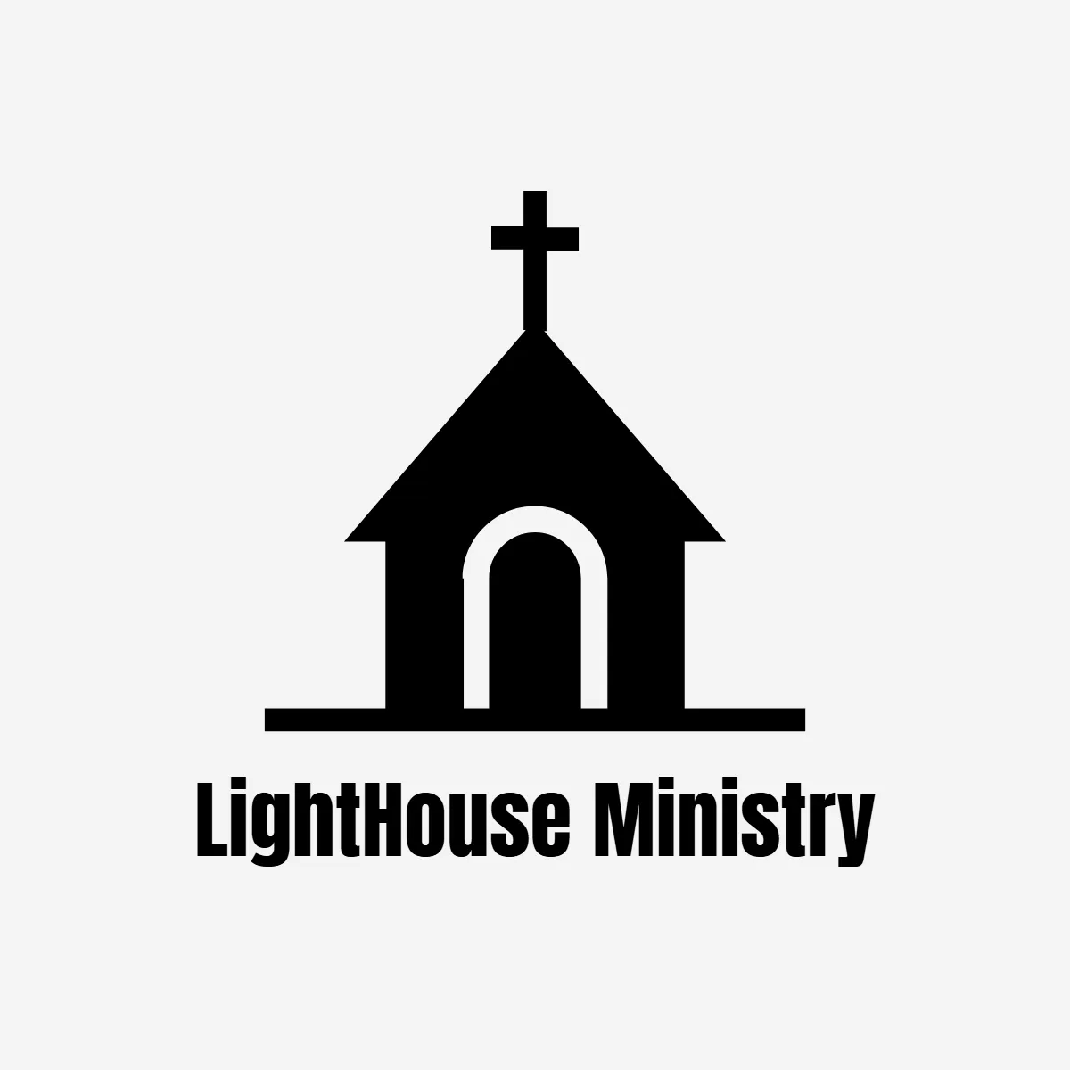 Free Black and White Church Logo to Edit Online