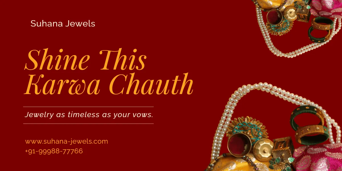Free Karwa Chauth Jewelry Sale Template to Edit Online