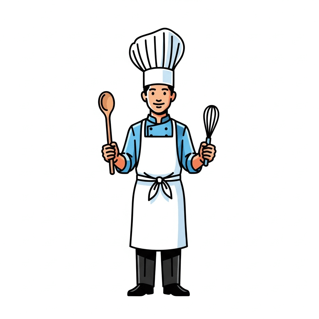 Free Chef Clipart Template to Edit Online