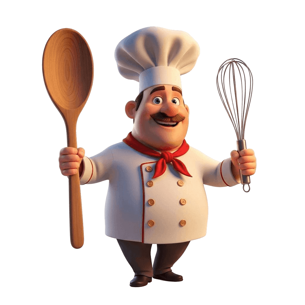 Free 3D Pixar Chef Clipart Template to Edit Online