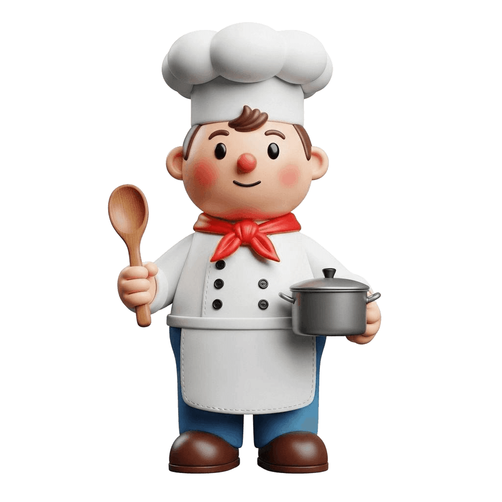 Free 3D Toy Chef Clipart Template to Edit Online