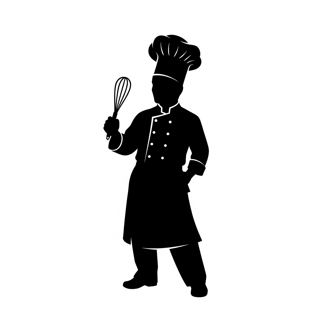 Free Silhouette Chef Clipart Template to Edit Online