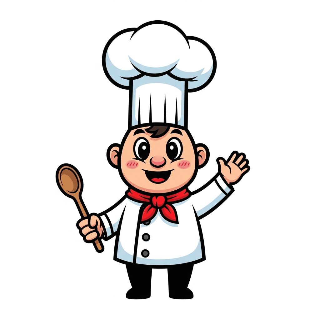 Free Cartoon Chef Clipart Template to Edit Online